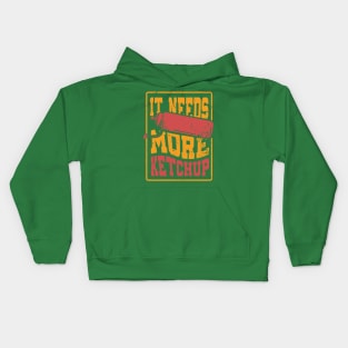 Ketchup Lover Retro Kids Hoodie